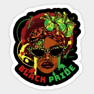 Black Pride Our Ancestors Juneteenth Black History Sticker